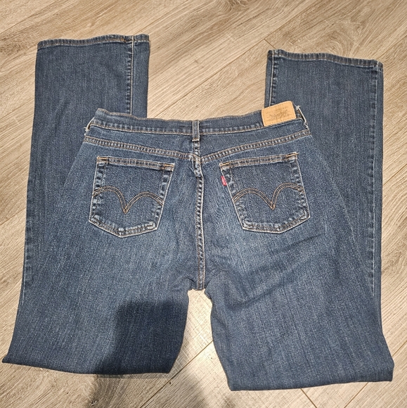 Womens Levi's bootcut 515 red tab jeans size 12 long - Picture 2 of 4